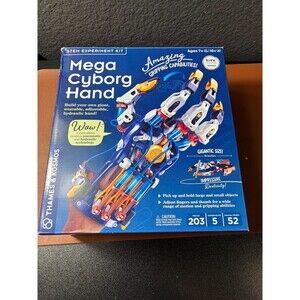 Thames & Kosmos Mega Cyborg Hand STEM Experiment Kit Robot Hand 203 Pieces